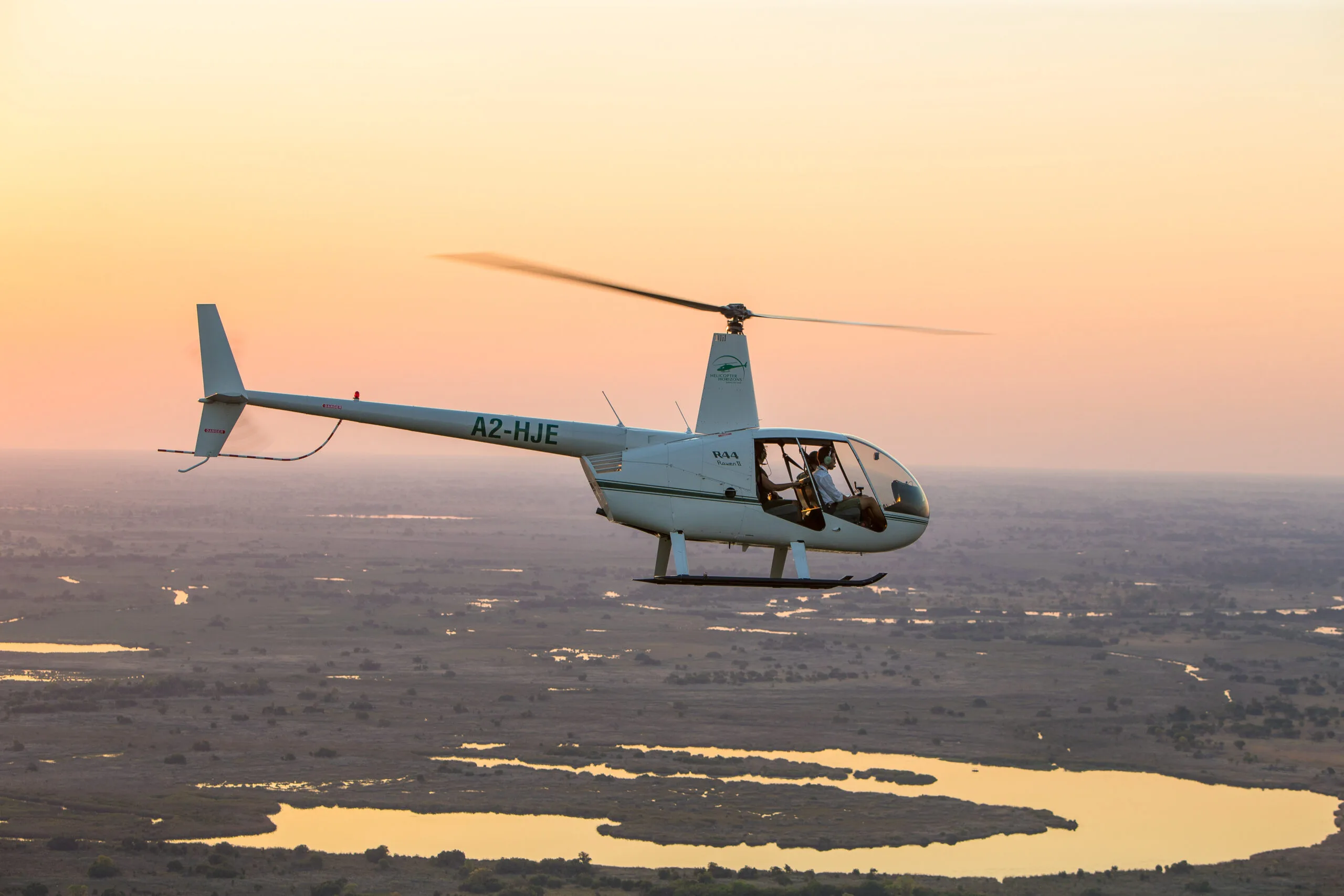 Okavango Delta, Snyman Safaris, Helicopter